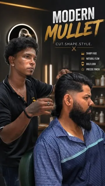 Modern mullet