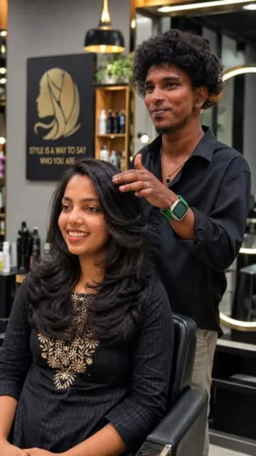 Blow-dry finish